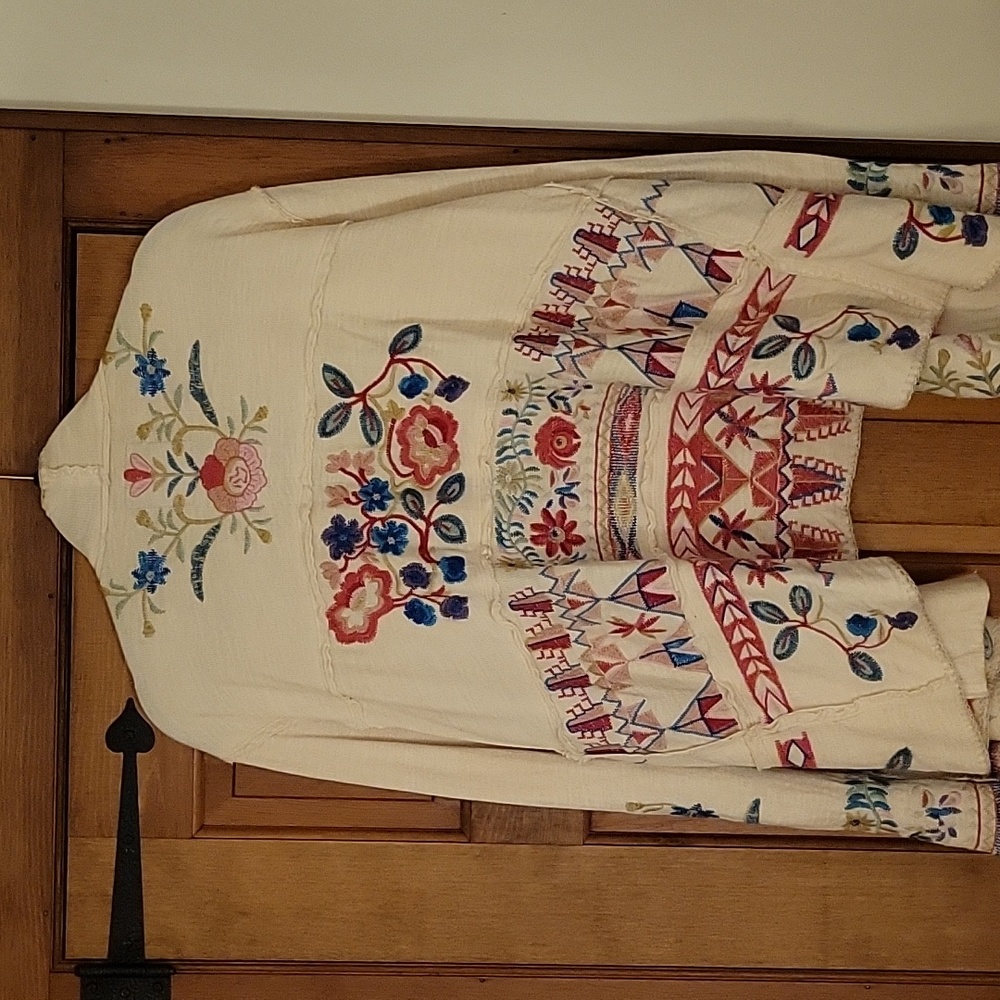 Johnny Was BIYA Open Concept Knit Jacket
